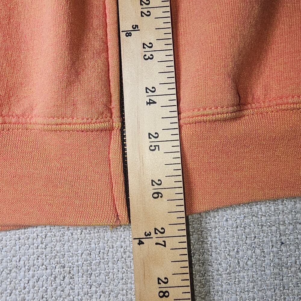 Arizona Zip Up Hoodie Sweatshirt Sweater Peach Embroidered Sunset Cactus 2X - Picture 5 of 10